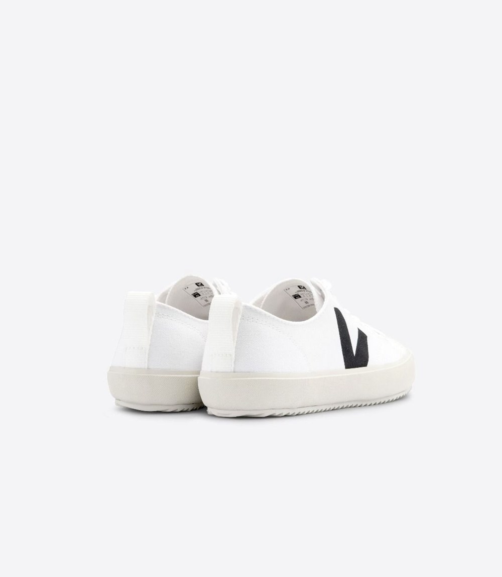 Veja Trainers Mens White/Black - Nova Canvas - NRVS-41965